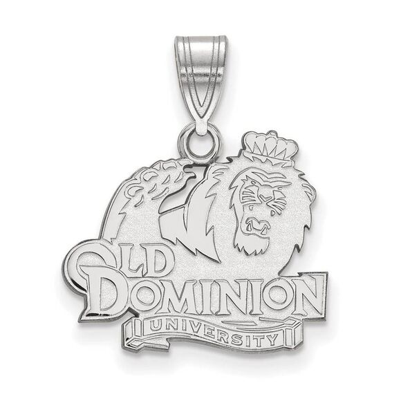Sterling Silver Old Dominion U. Medium Logo Pendant - Picture 1 of 3